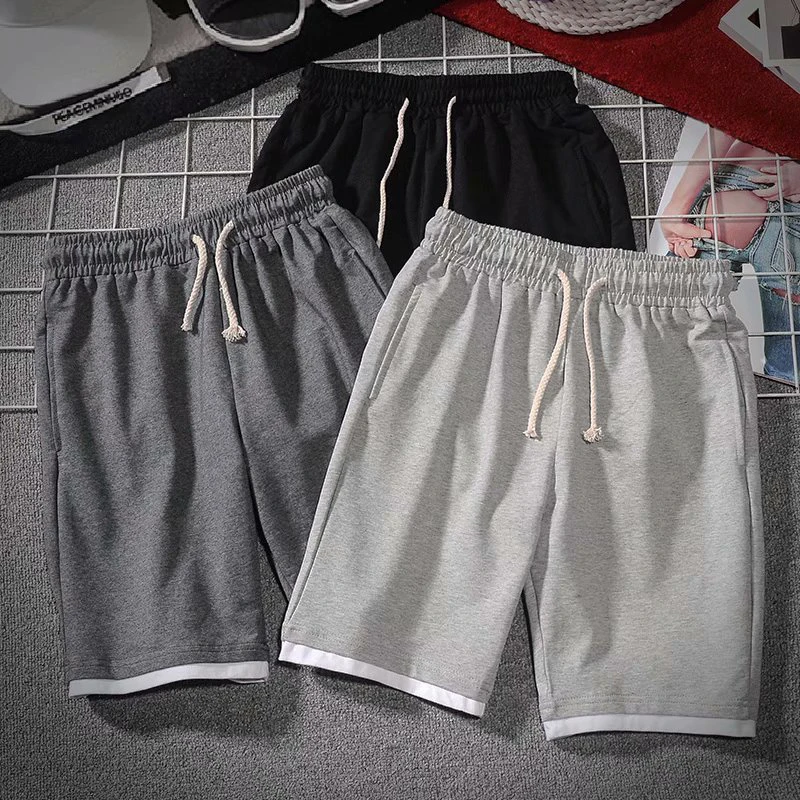 

Relaxed Fit Half Trousers Youth Casual Brief Cool Men Shorts High Street Streetwear Punk Style Loose Summer Joker New Sweatpants