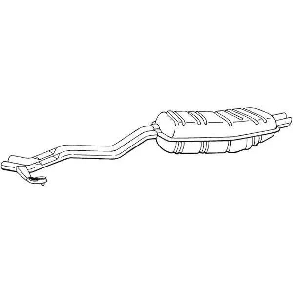 Глушитель задняя часть BMW E34 2.5i 87 90 BOSAL 284 135|Шумоглушители| |