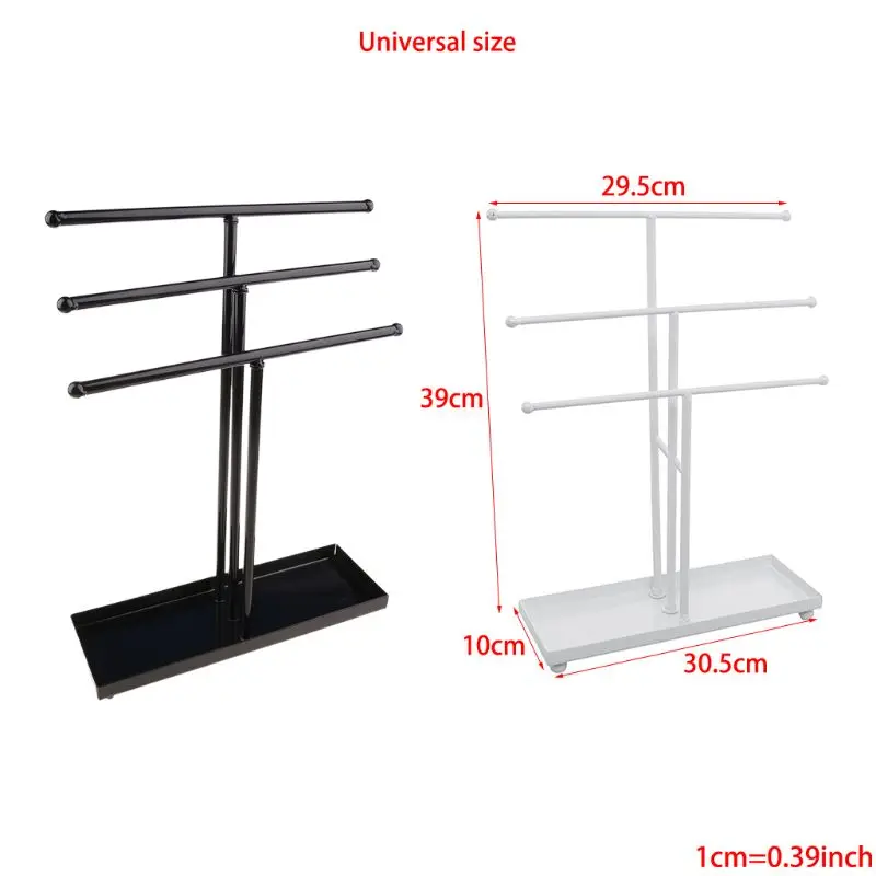

Metal 3 Tier Tabletop Bracelet & Necklace Jewelry necklace Organizer Display Tree jewelry holder jewelry organizer Dropshipping