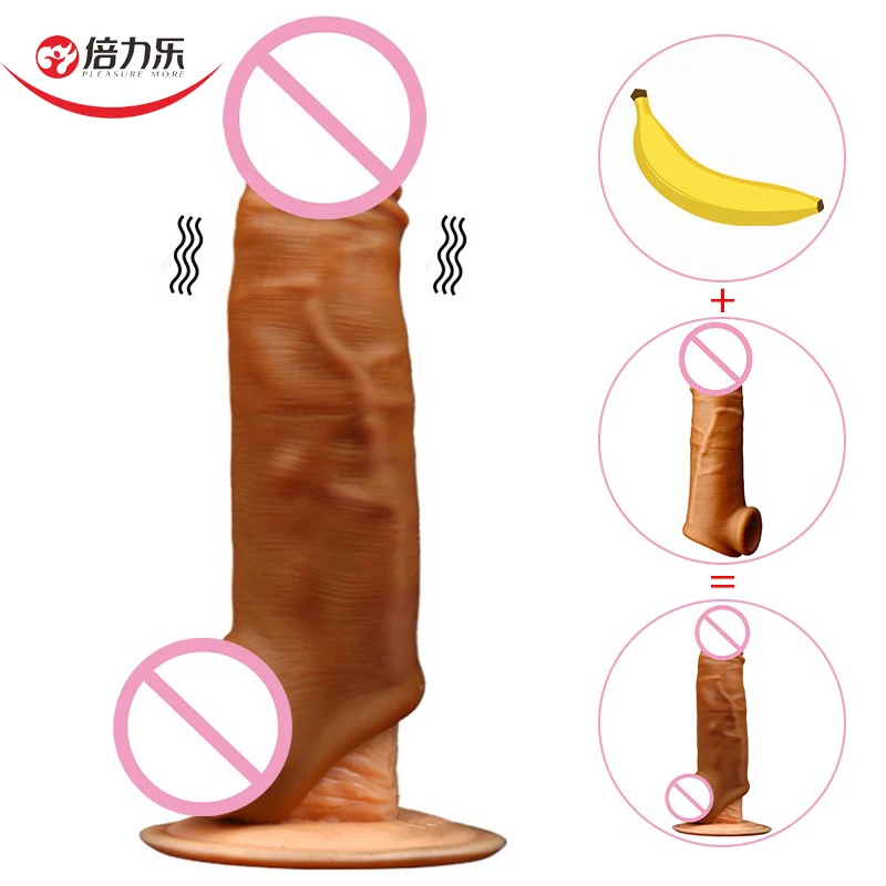 Мужской пенис увеличитель пениса вибратор массажер для глаз реалистичный