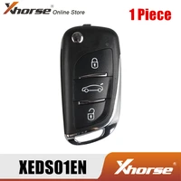 xhorse xeds01en super remote for ds style 3 buttons with built in super chip english version 1 piece