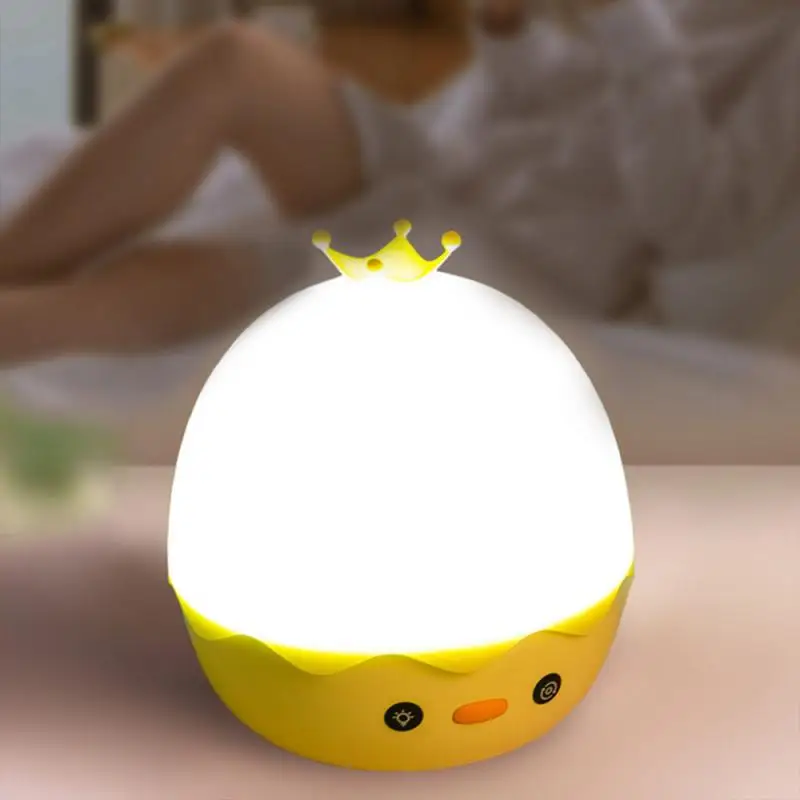 

New Hot Cute Crown Duck Projection Lamp Starry Sky Lamp Home Bedroom Bluetooth Night Light Creative Gift Sleep Lamp Dropshipping