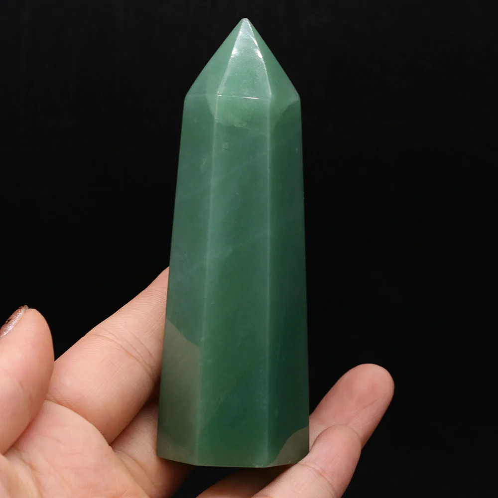 yachu Natural Stone Prismatic Creative Home Decoration For Making DIY Trendy Accessories Jewelry Gifts 30x95mm