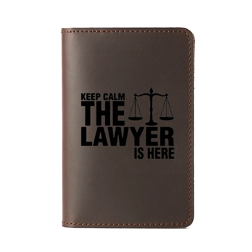 Keep Calm The Lawyer Is Here Обложка для паспорта держатели кредитных карт Дорожный Чехол кожаный бумажник кошельки для паспорта