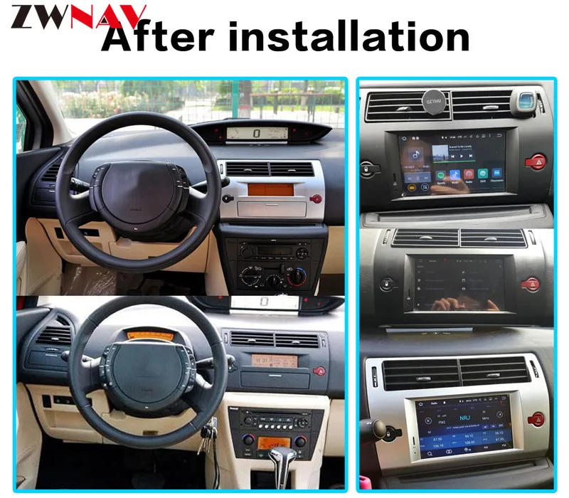 Carplay Android 10 Автомобильный плеер GPS навигации для Citroen C4 C Triomphe Quatre 2005 2006 2007 2008 2009