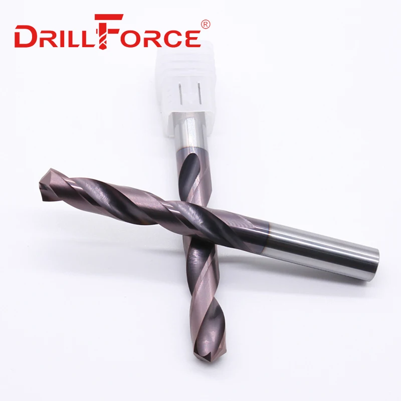 Drillforce 3 шт 2мм 9ммх80мм OAL HRC65 твердосплавные сверла набор спиральная флейта для