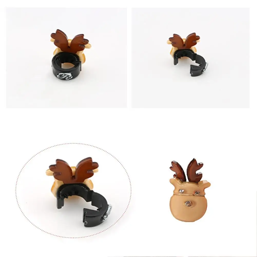 1 шт. заколки для волос с мультяшным рисунком на Рождество подарок девочек