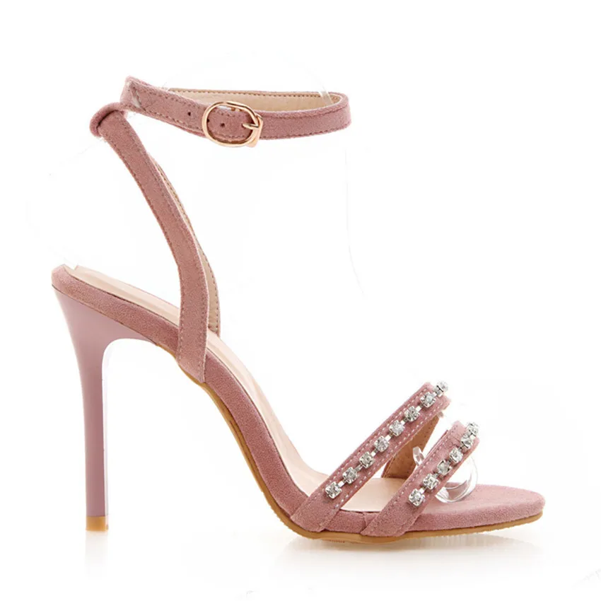 Женские сандалии-гладиаторы туфли-лодочки с открытым носком на высоком каблуке