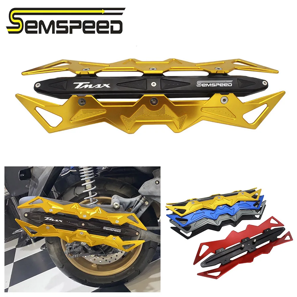 SEMSPEED CNC мотоциклетная теплозащитная выхлопная труба глушитель Защитная крышка