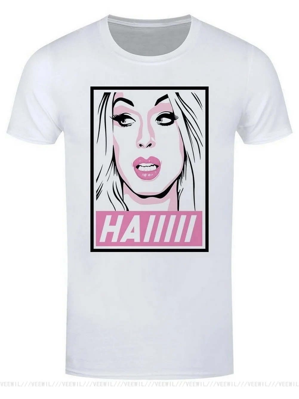 

T-Shirt Haiiiii Alaska Men's White Cotton Tee Shirt New Fashion