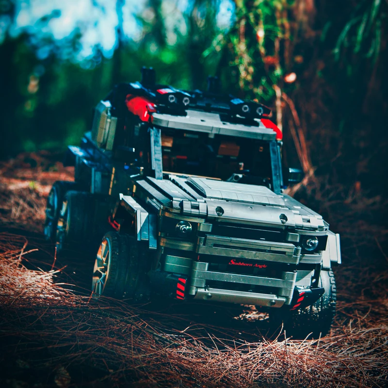 

STOCK MOC 1:10 High-Tech Super Car RC Splendor G63 6X6 Bricks Creative Expert Off-Road Beast Building Blocks Toys for Kids Gifts