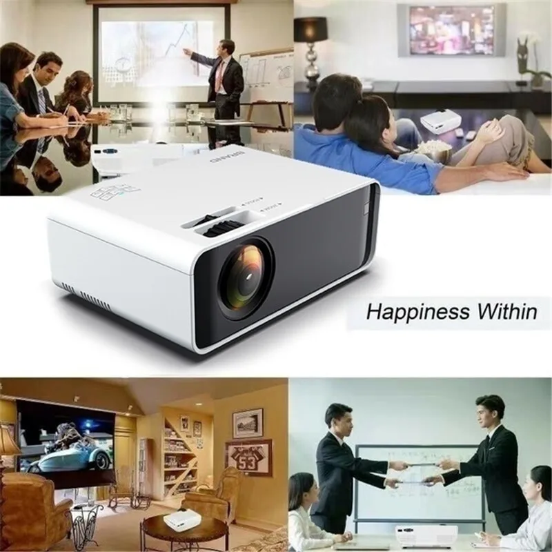 W80 мини-проектор Android WiFi 3D светодиодный проектор 2300 люмен ТВ домашний кинотеатр lcd