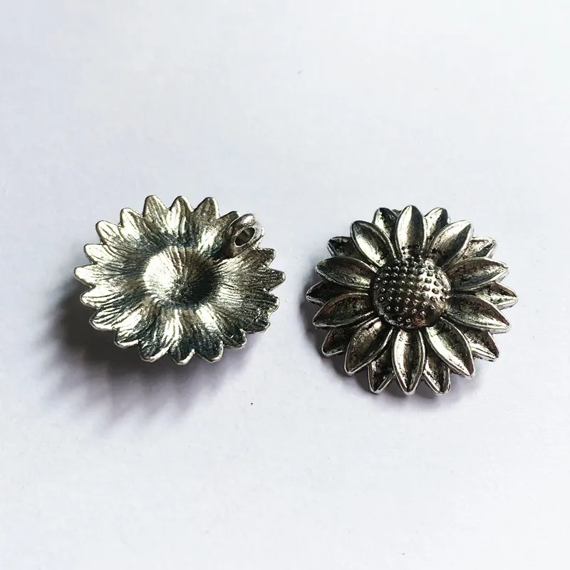 

12pcs Multi-layer Sunflower Pendants, Diy Handmade Women Necklace Aesthetic Accessories,Charms Findings Jewelry Making Girl Gift