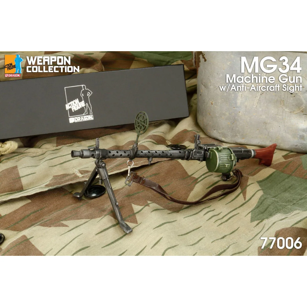Коллекция оружия в масштабе 1/6 Dragon DML 77005 / 77006 MG34 модель пулемета для экшн-фигурки