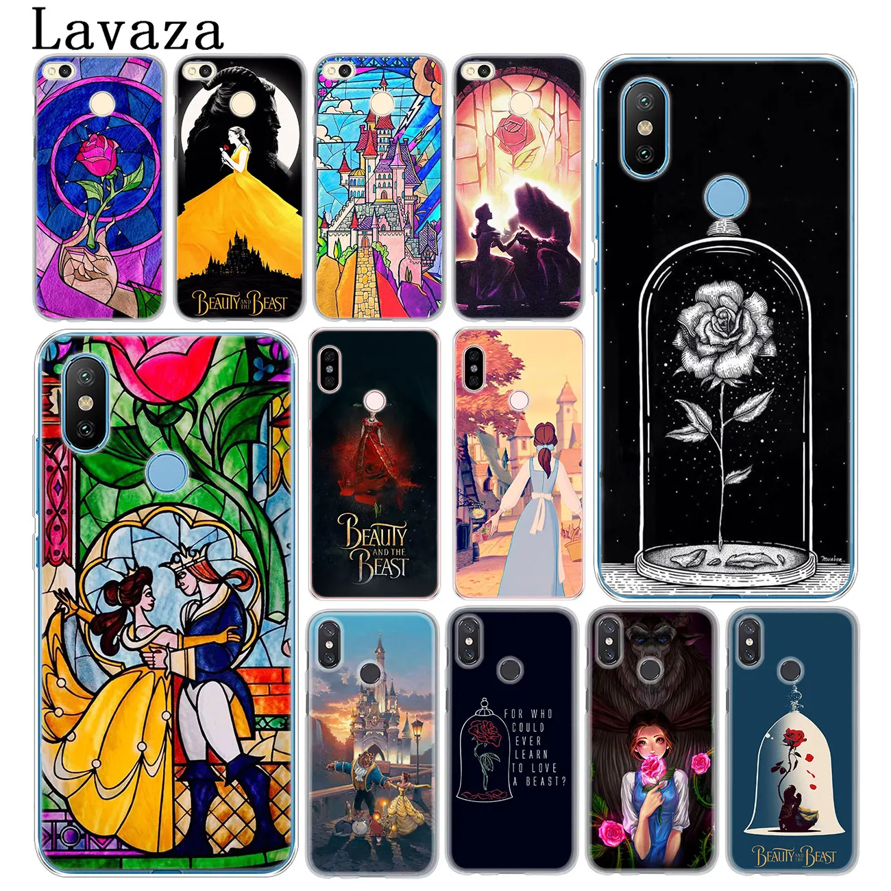 Lavaza Красота телефона с рисунком из мультфильма Красавица и Чудовище крышка чехол