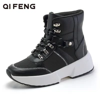 new hiking boots women trekking shoe outdoor shoes woman fur sneakers hiking shoes climbing boot hunting boots winter black snow