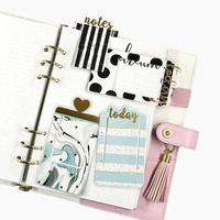 fromthenon plastic covered bookmark notebook and journals clip index divider planner accessories cute school stationery supplies