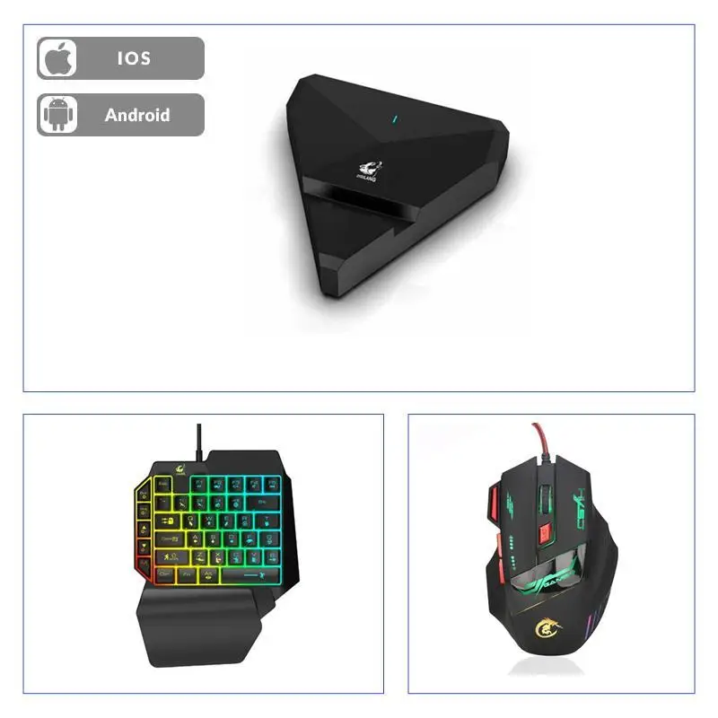 PUBG gamepad G5 Keyboard-Mouse-Converter Mobile Gamepad Adapter Dock For Android IOS Game Cod | Электроника