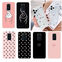 case for xiaomi redmi note 9 for xiomi redmi 8 8a 7a k20 note 9 9s pro 7 9a k20 love heart flower floral slim cover protector