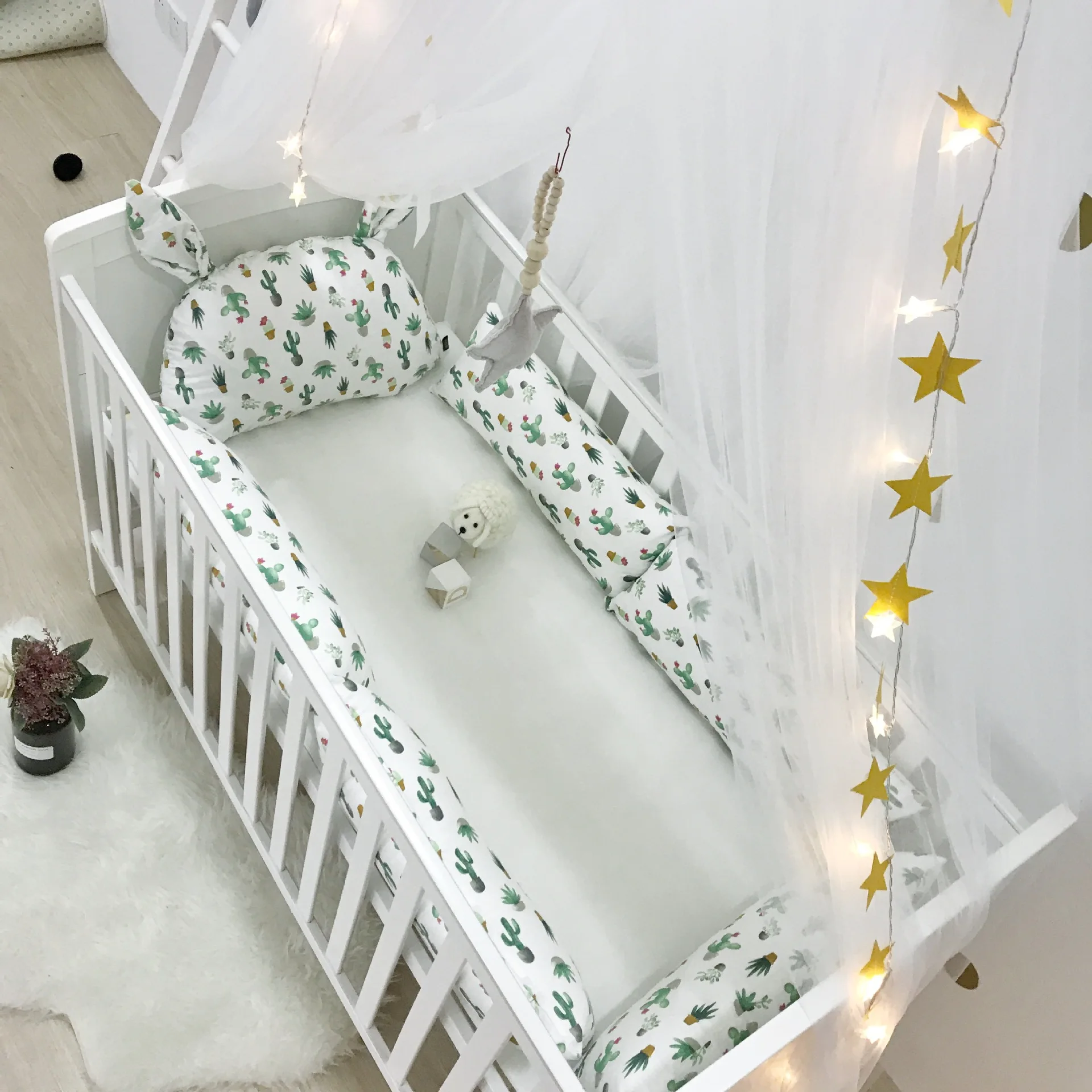 

2020 Newborn Crib Fence Adjustable Crib 25cm Removable Washable Crib Bumper Bedspread Security Fencing Backrest Baby Playpen