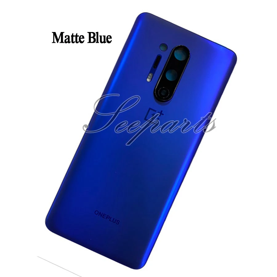 Оригинальный чехол для OnePlus 8 задняя крышка батарейного отсека заднее стекло Oneplus