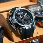 Часы мужские из стали с вечным календарем и большим циферблатом