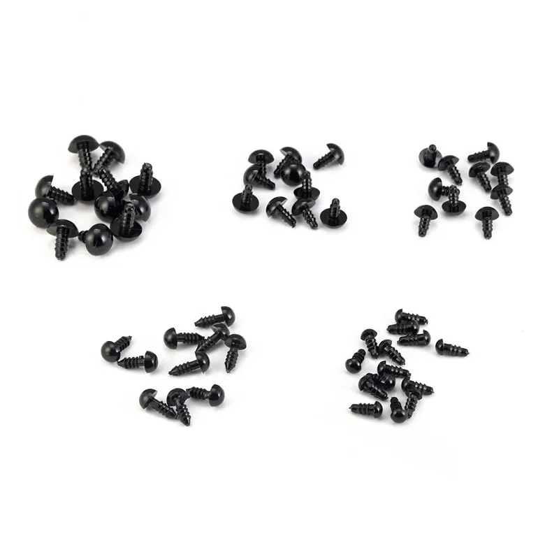 

100Pcs/Set 6-12mm New Doll Eyes Plastic Safety Eye DIY For Teddy Bear Doll Animal Puppet Children Toy Doll Accessories Part