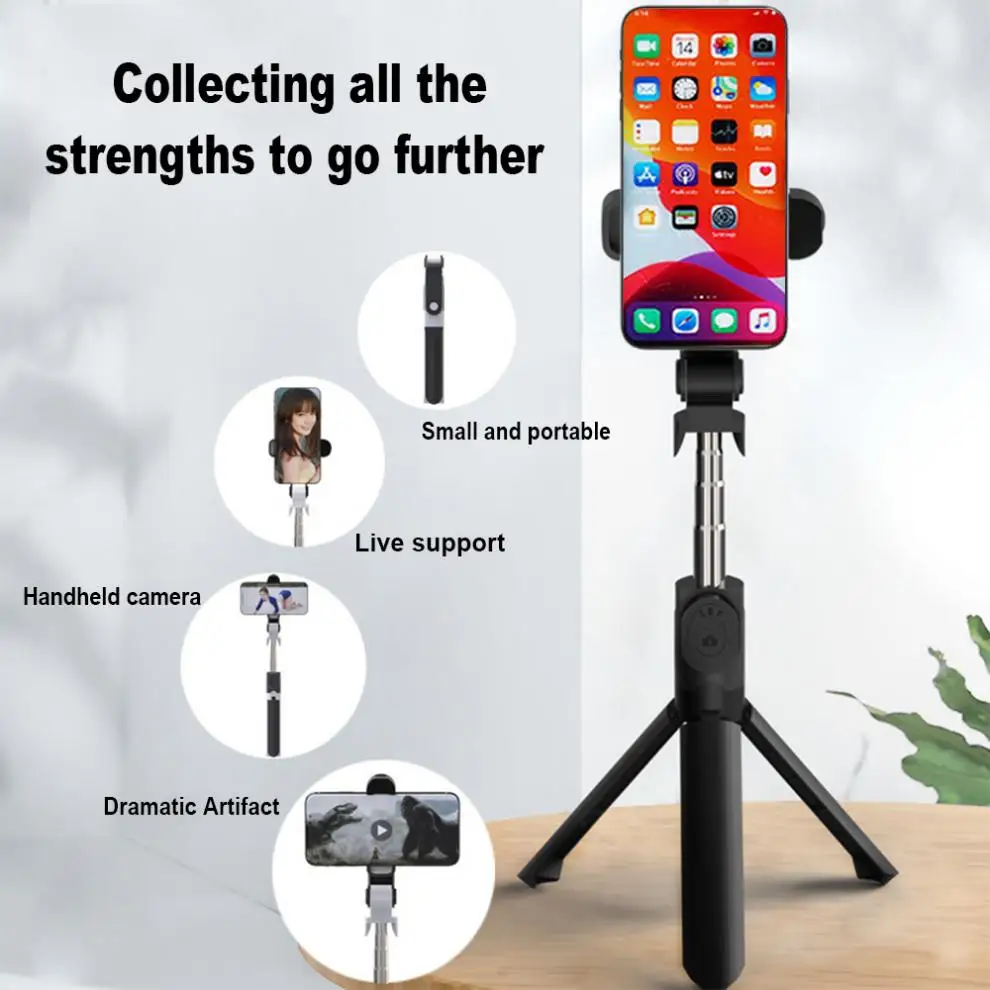 Селфи-палка XT09 с дистанционным управлением и встроенным штативом | Электроника