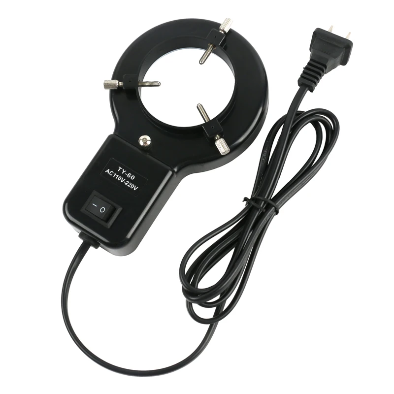 Флюоресцентное кольцо микроскоп люстра с кругами осветитель светильник 110 V 220 8