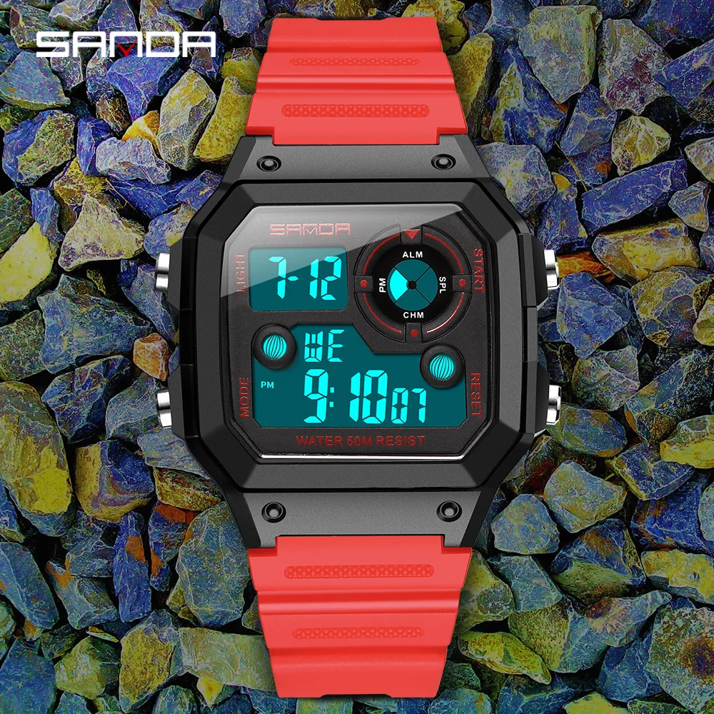 

Swmimming Watch Sports Watches Fashion Chronos Countdown Men's Waterproof LED Digital Watch Man Military Relogio Masculino