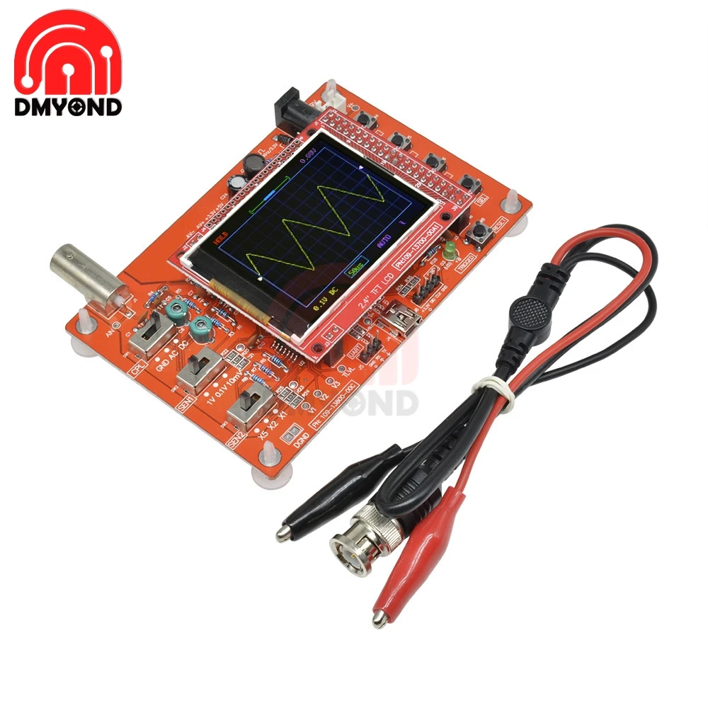 DSO138 2 4 &quotцифровой осциллограф TFT 1Msps + зонд аналоговая полоса пропускания