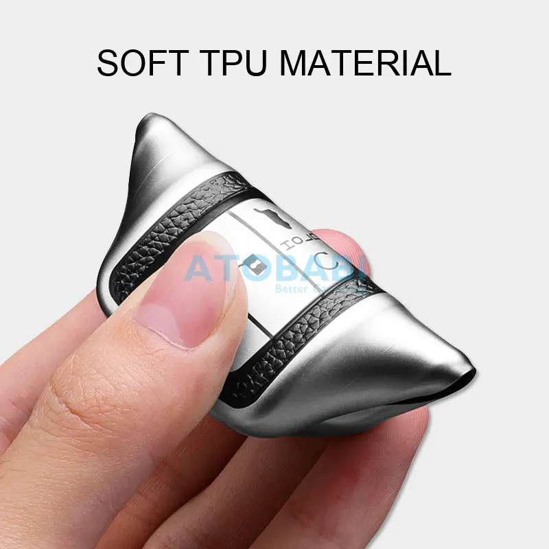 Чехол для автомобильного ключа из ТПУ Honda Fit Vezel шаттл Crosstour 2 кнопки брелок ключей