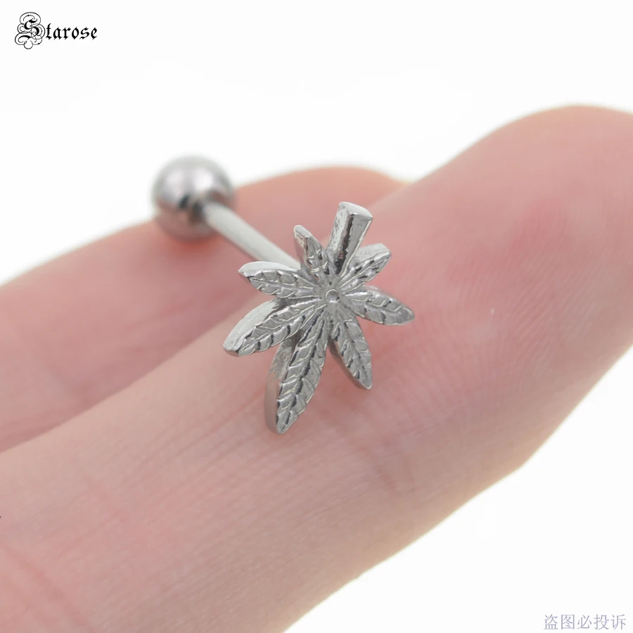 Starbeauty 1 шт., кольца для пирсинга языка, пирсинга