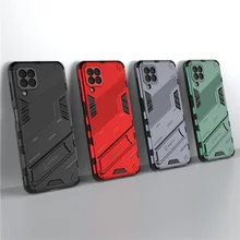 Case For Samsung Galaxy M22 Cover For Samsung M22 Capas Shockproof Kickstander Stander Full Holder Cover For Samsung M22 Fundas