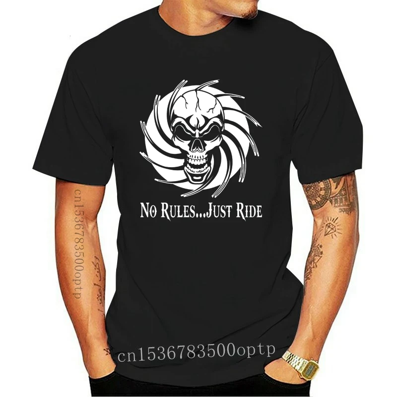 

Top Quality Men's Short Sleeve Creative Design 3D Printed Funny T-Shirts No Rules Custom Motorcycle Clothing Cool Funny Gifts