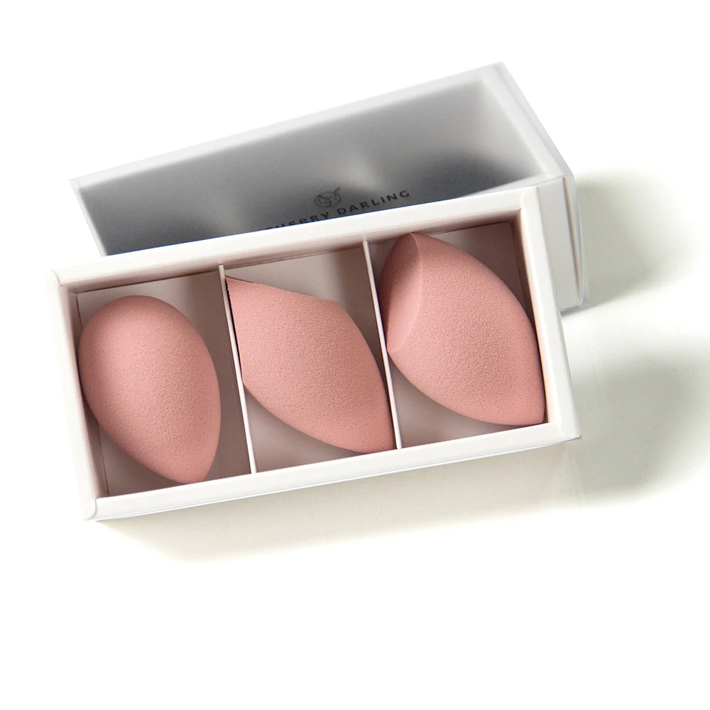 3 шт. губки для макияжа основа Влажная и сухая шар двойного назначения консилер