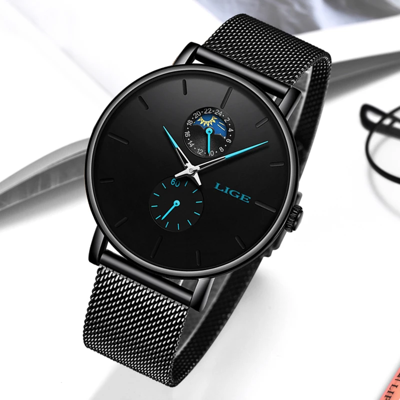 2020 New Women Luxury Brand Watch Simple Quartz Lady Waterproof Wristwatch Female Fashion Casual Watches Clock Black Color | Наручные