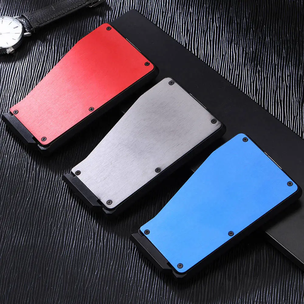 1 шт. алюминиевый кошелек для карт | Багаж и сумки