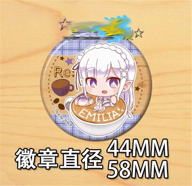 Брошь для косплея Жизнь в другом мире от нуля коллекционная брошь с булавкой