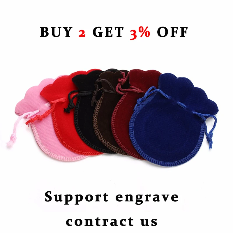 1-10pcs/lot Drawstring Velvet Bag Drawstring Calabash Pouch Jewelry Packaging Bag Wedding/Christmas Favor Pouches & Gift Bags