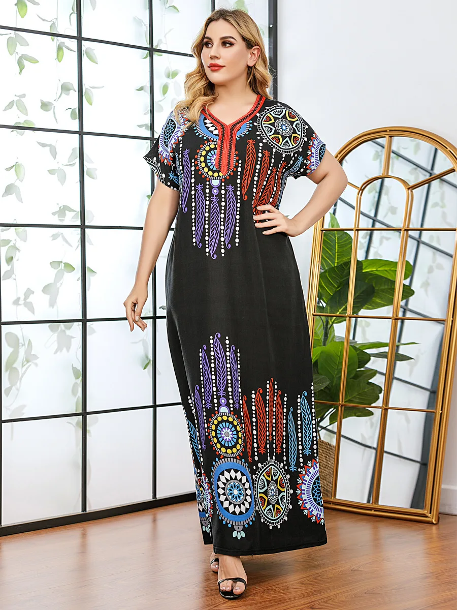 

Elegant Turkey India Women Muslim Dress Ramadan Abaya Duabi Arabic Vestidos Moroccon Kaftan Islamic Clothing Jilbab Gown Robe