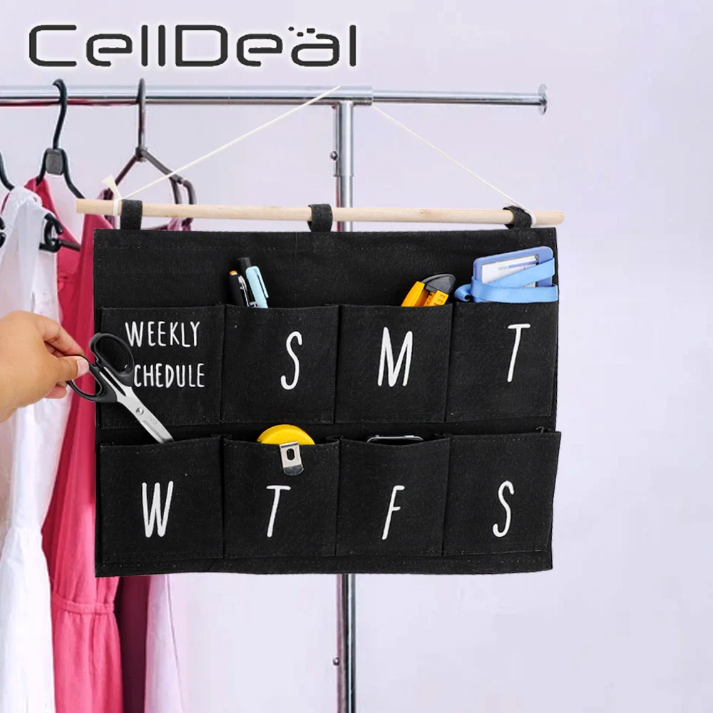 

Сумка-Органайзер из хлопка и льна, с несколькими отделениями