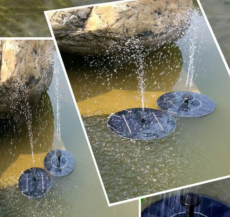 

Solar Floating Miniature Landscape Fountain for Home Garden