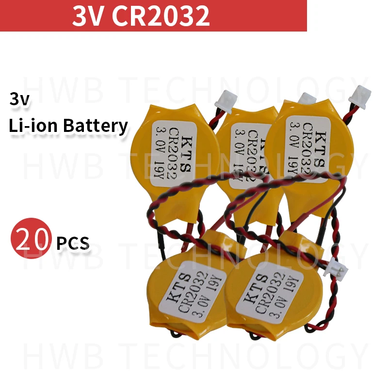 20 шт./лот CR2032 литиевая батарея для Panasonic 3V 210mAh не перезаряжаемая Кнопка монетница