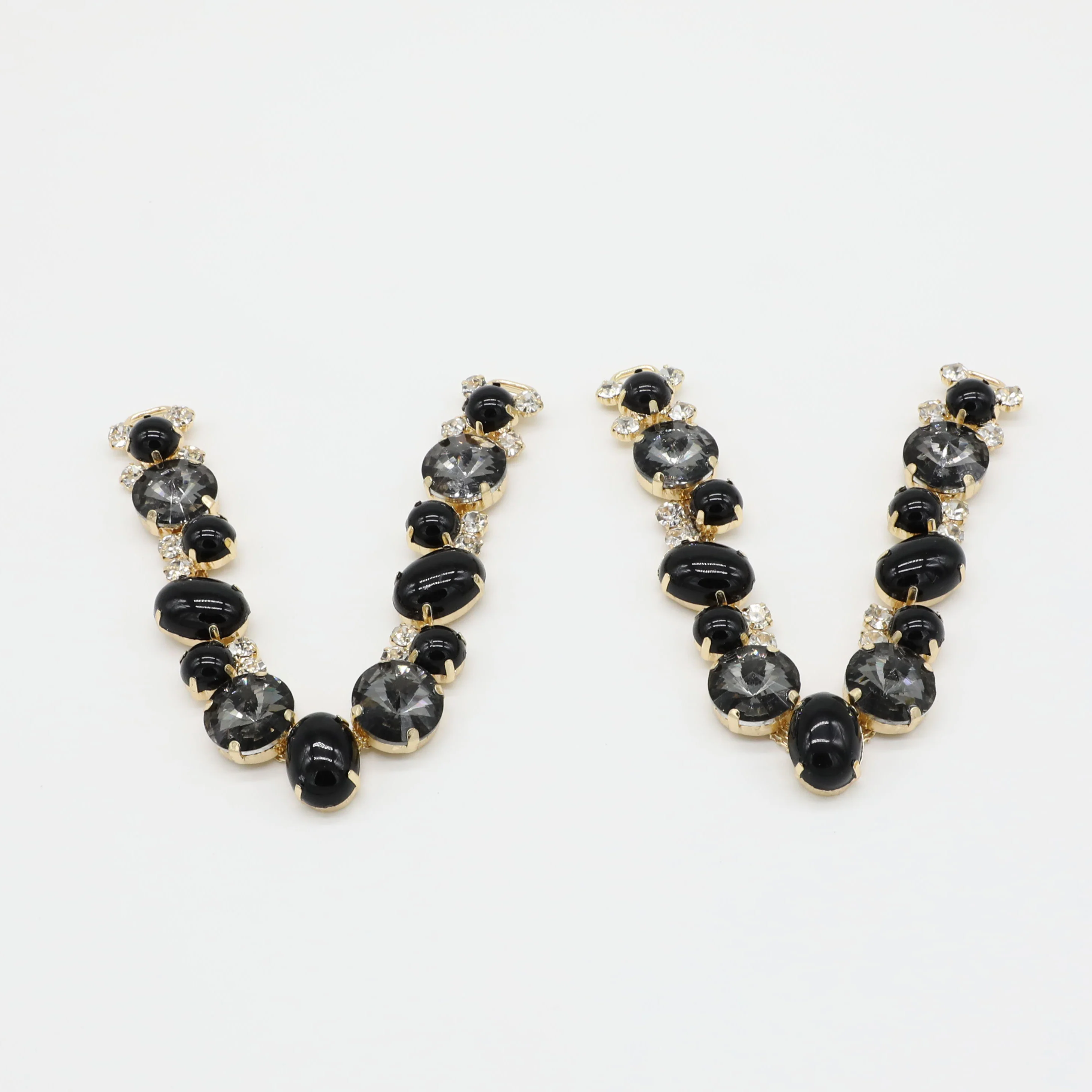 

LKERAN New 2019 Fashion Crystal Sandal Chain bikini Connectors clothing decoration buckle DIY Hand sewing Beach Foot Jewelry