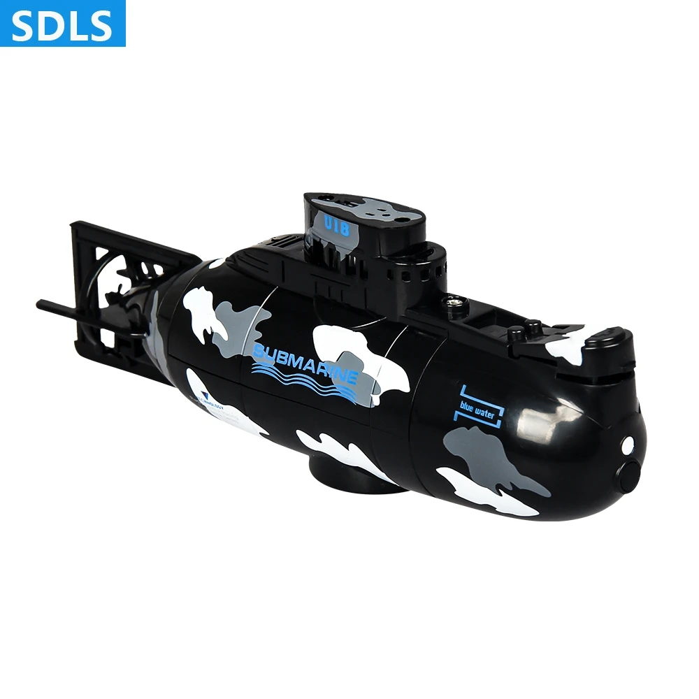 6CH RC мини подводная лодка корабль дистанционное управление с светодиодный свет