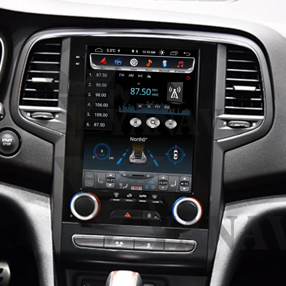 

Car Multimedia player for Renault Koleos 2017-2019 Verticl tough screen Car dvd multimedia Player For Renault GPS navi audio ra