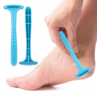 1pcs professional removal feet care tools plastic handle dead skin calluses women men nursing foot pedicure knife care tools