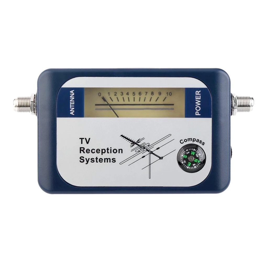 

Satellite Finder,DVB-T Terrestrial TV Antenna Signal Strength Meter Pointer TV Reception Systems Satellite Locator