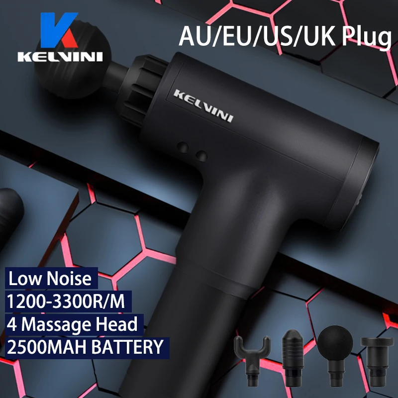 Массажный пистолет модный профессиональный глубокий тканевый массажер для тела